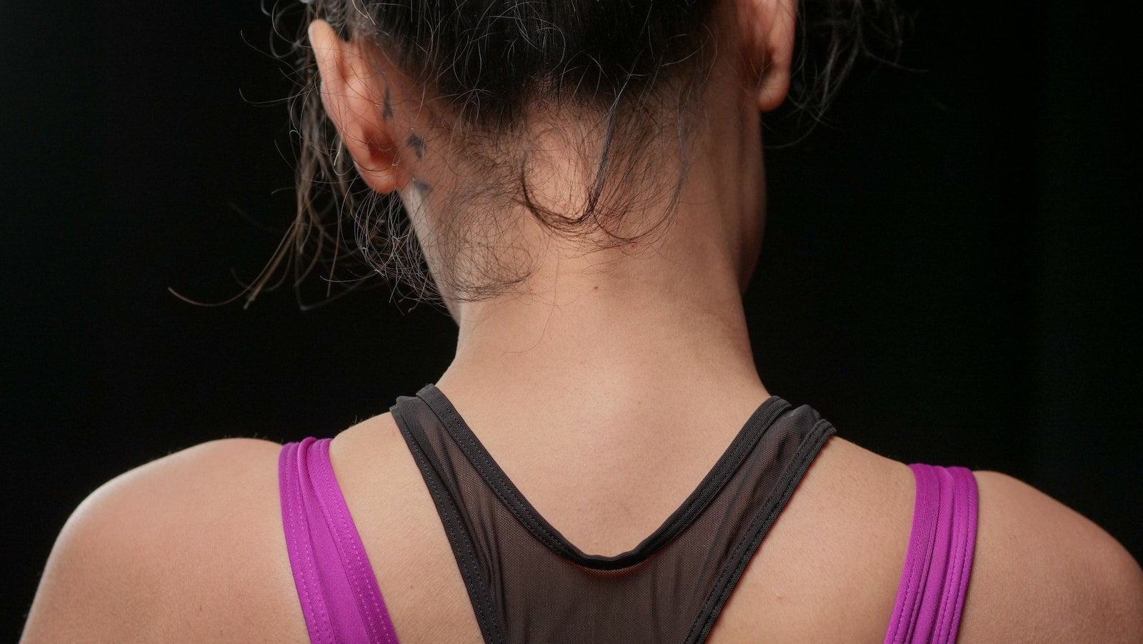 Close Up Photo of Person's Nape